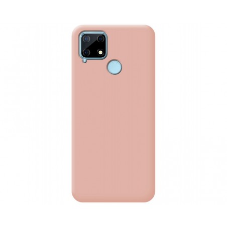 Funda Silicona Líquida Ultra Suave para Realme 7i / Narzo 30A color Rosa