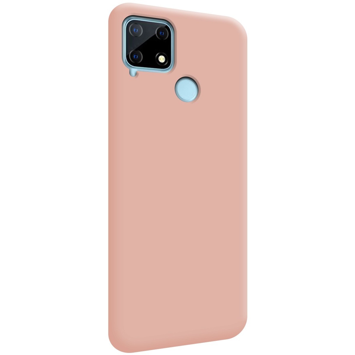 Funda Silicona Líquida Ultra Suave para Realme 7i / Narzo 30A color Rosa