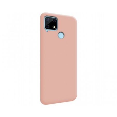 Funda Silicona Líquida Ultra Suave para Realme 7i / Narzo 30A color Rosa