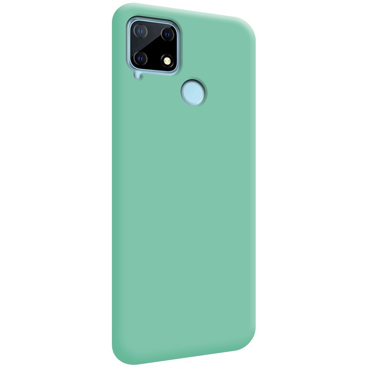 Funda Silicona Líquida Ultra Suave para Realme 7i / Narzo 30A color Verde