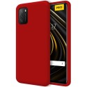 Funda Silicona Líquida Ultra Suave para Xiaomi POCO M3 / Redmi 9T color Roja