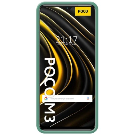Funda Silicona Líquida Ultra Suave para Xiaomi POCO M3 / Redmi 9T color Verde
