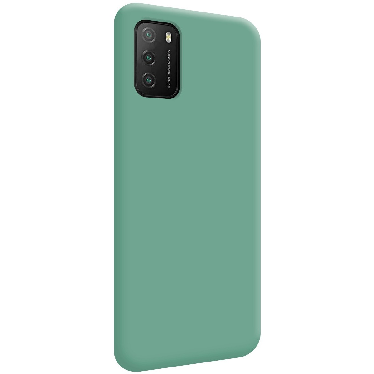 Funda Silicona Líquida Ultra Suave para Xiaomi POCO M3 / Redmi 9T color Verde