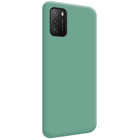 Funda Silicona Líquida Ultra Suave para Xiaomi POCO M3 / Redmi 9T color Verde