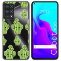 Funda Gel Transparente para Cubot X30 diseño Cactus Dibujos