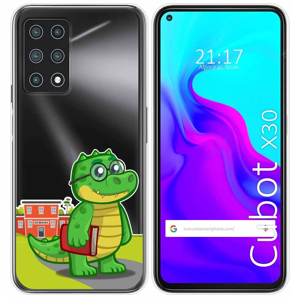 Funda Gel Transparente para Cubot X30 diseño Coco Dibujos