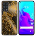Funda Gel Transparente para Cubot X30 diseño Hojas Dibujos