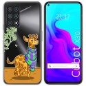 Funda Gel Transparente para Cubot X30 diseño Jirafa Dibujos
