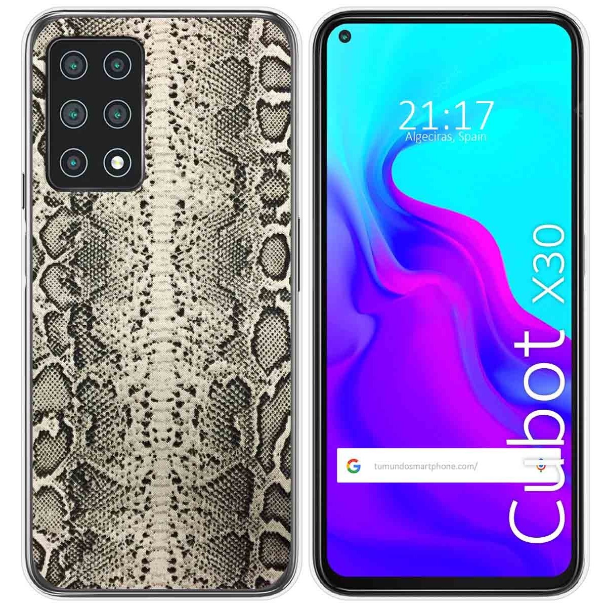 Funda Gel Tpu para Cubot X30 diseño Animal 01 Dibujos