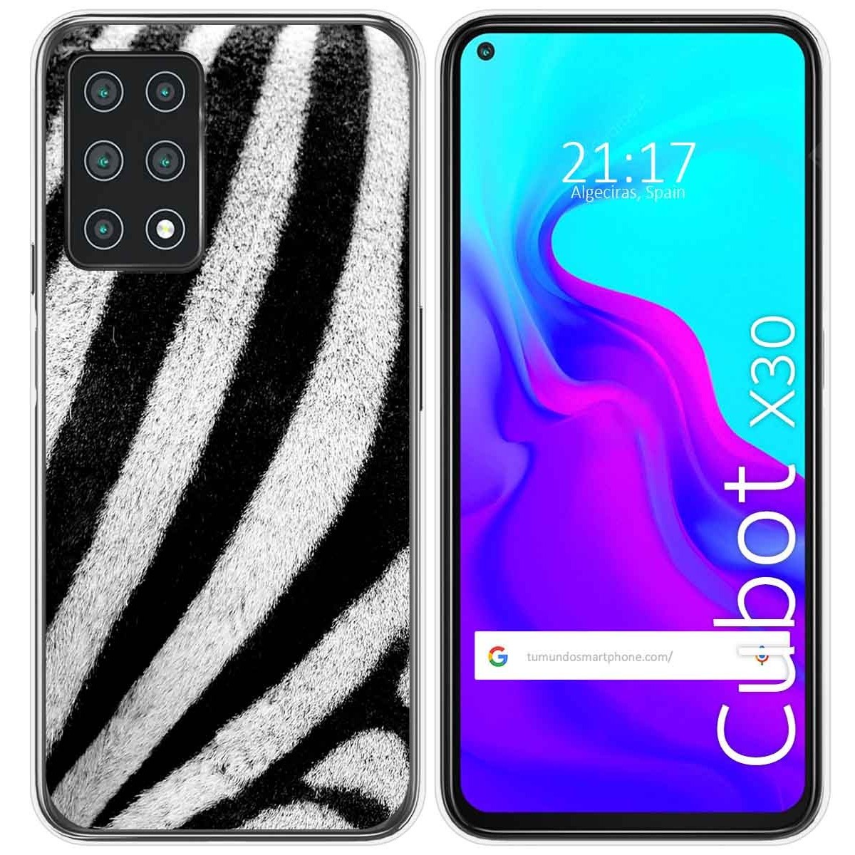 Funda Gel Tpu para Cubot X30 diseño Animal 02 Dibujos