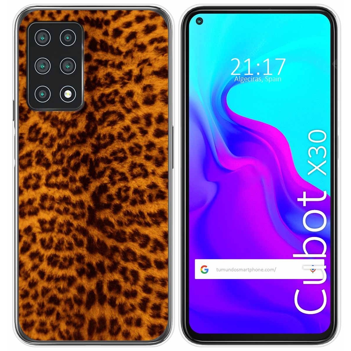 Funda Gel Tpu para Cubot X30 diseño Animal 03 Dibujos