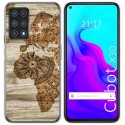 Funda Gel Tpu para Cubot X30 diseño Madera 07 Dibujos