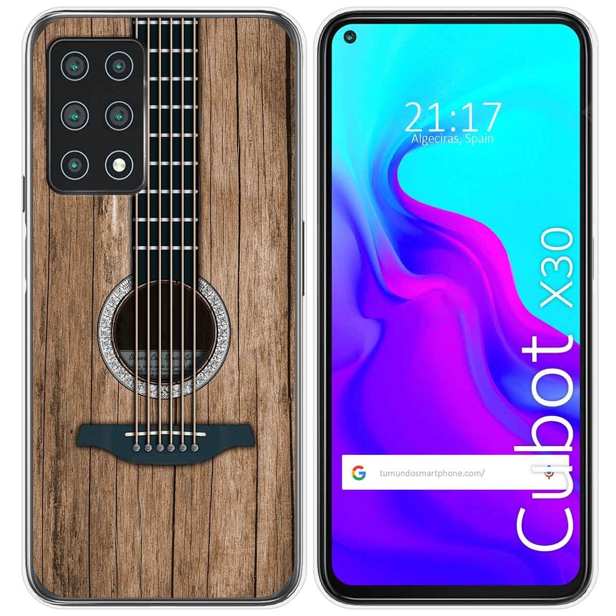 Funda Gel Tpu para Cubot X30 diseño Madera 11 Dibujos