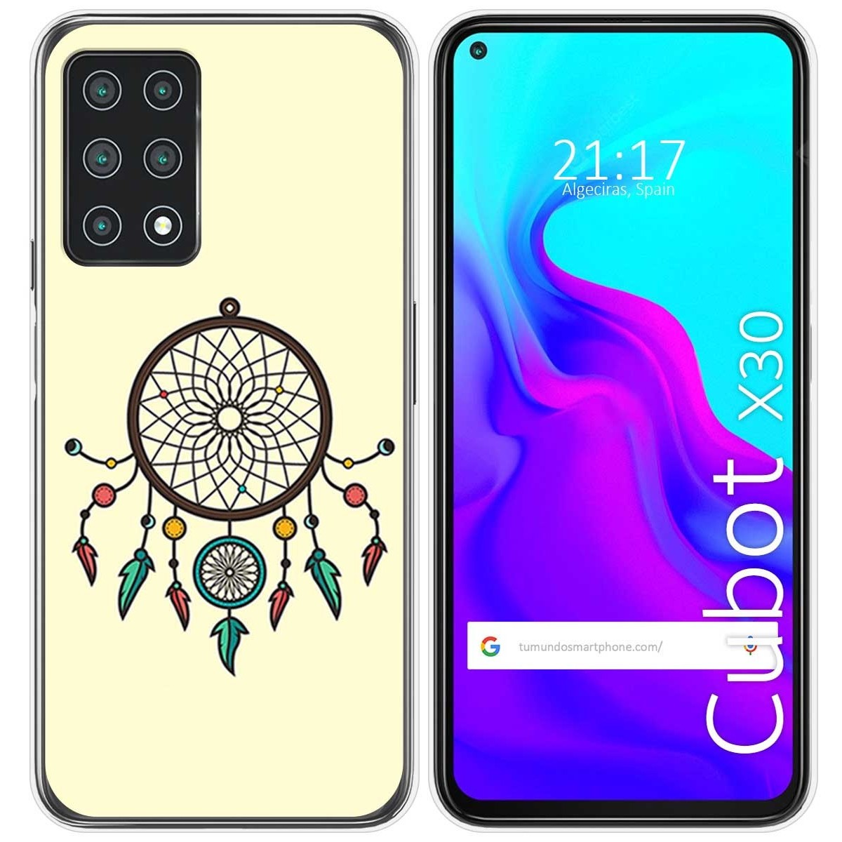 Funda Gel Tpu para Cubot X30 diseño Atrapasueños Dibujos