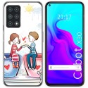 Funda Gel Tpu para Cubot X30 diseño Café Dibujos