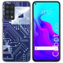 Funda Gel Tpu para Cubot X30 diseño Circuito Dibujos