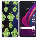Funda Gel Transparente para TCL 10 SE diseño Cactus Dibujos