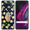 Funda Gel Transparente para TCL 10 SE diseño Piña Dibujos