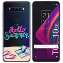 Funda Gel Transparente para TCL 10 SE diseño Summer Dibujos