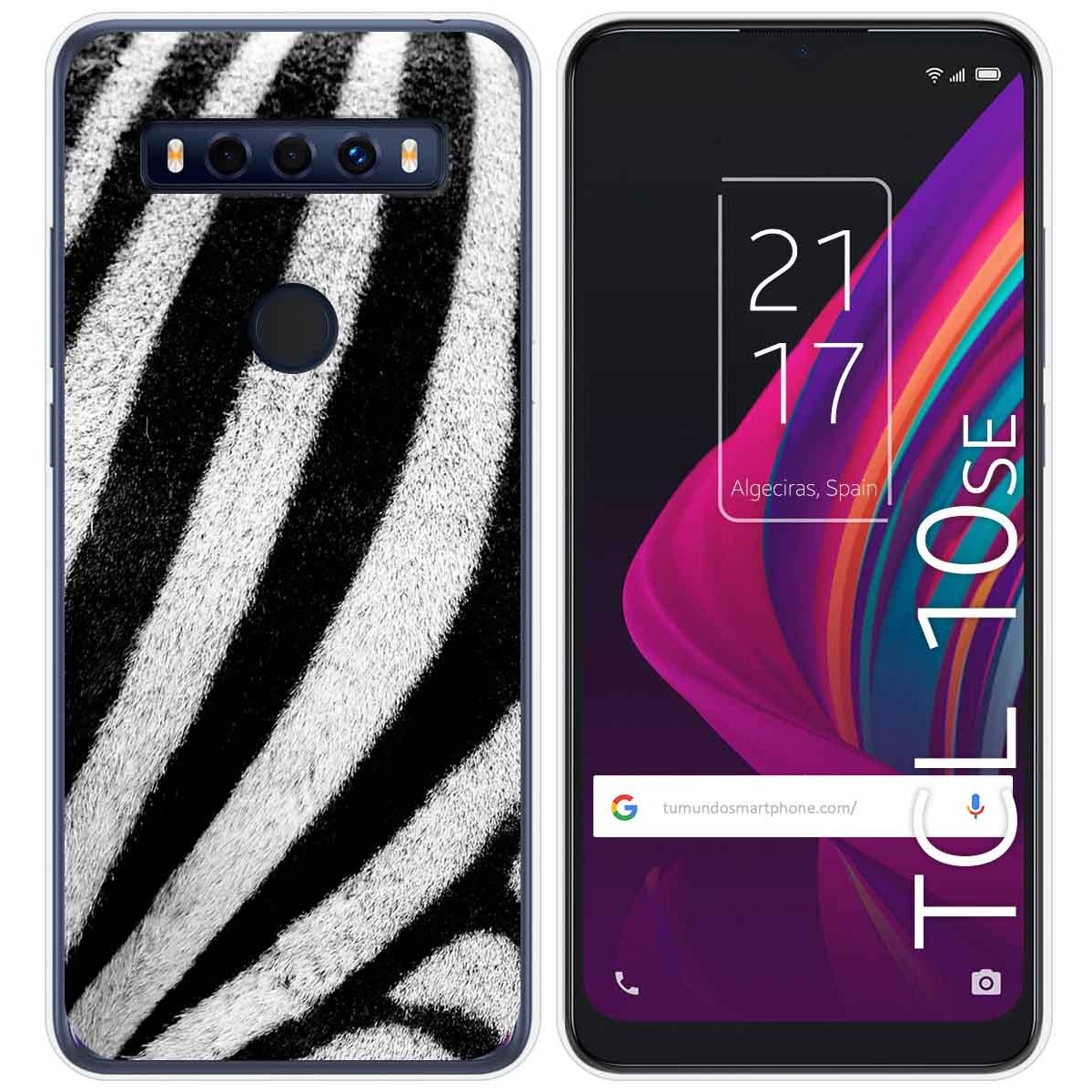 Funda Gel Tpu para TCL 10 SE diseño Animal 02 Dibujos
