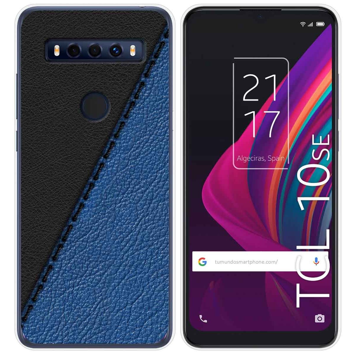 Funda Gel Tpu para TCL 10 SE diseño Cuero 02 Dibujos