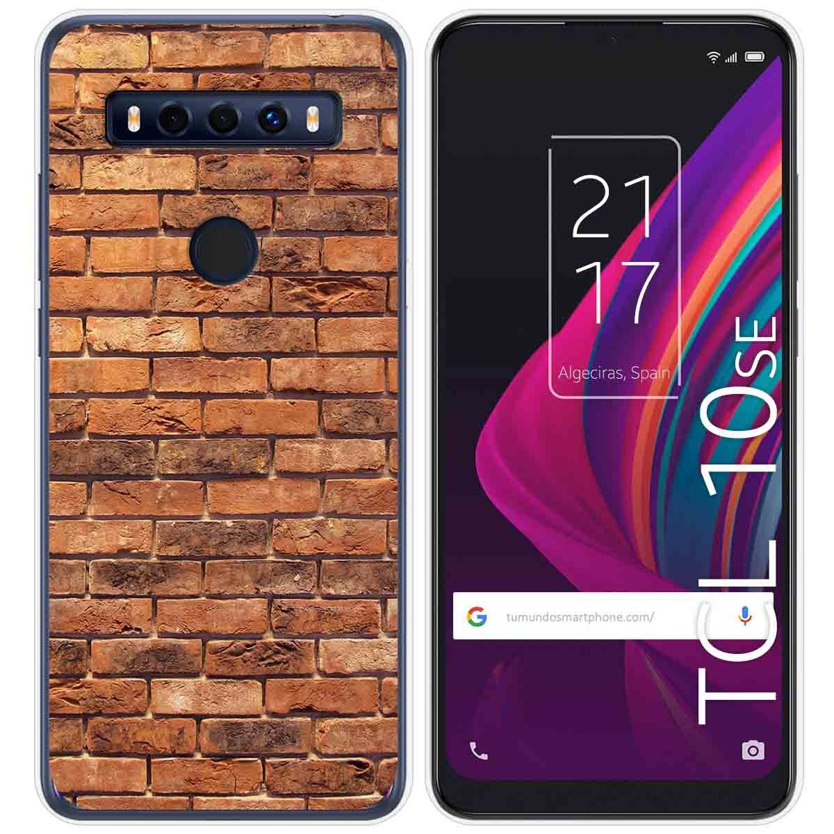 Funda Gel Tpu para TCL 10 SE diseño Ladrillo 04 Dibujos