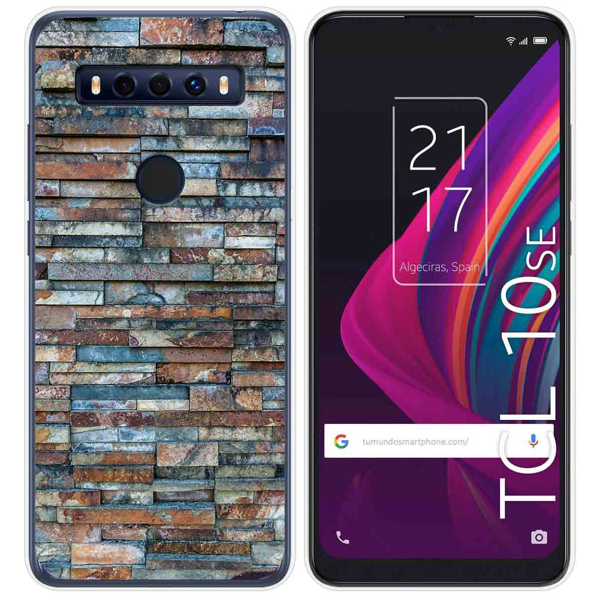 Funda Gel Tpu para TCL 10 SE diseño Ladrillo 05 Dibujos
