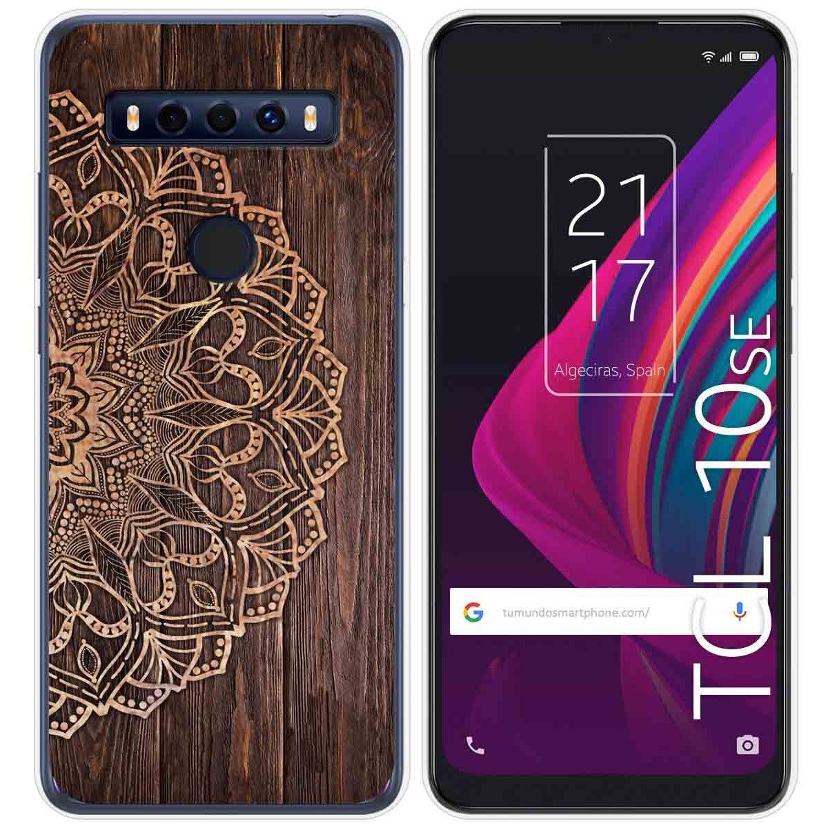 Funda Gel Tpu para TCL 10 SE diseño Madera 06 Dibujos