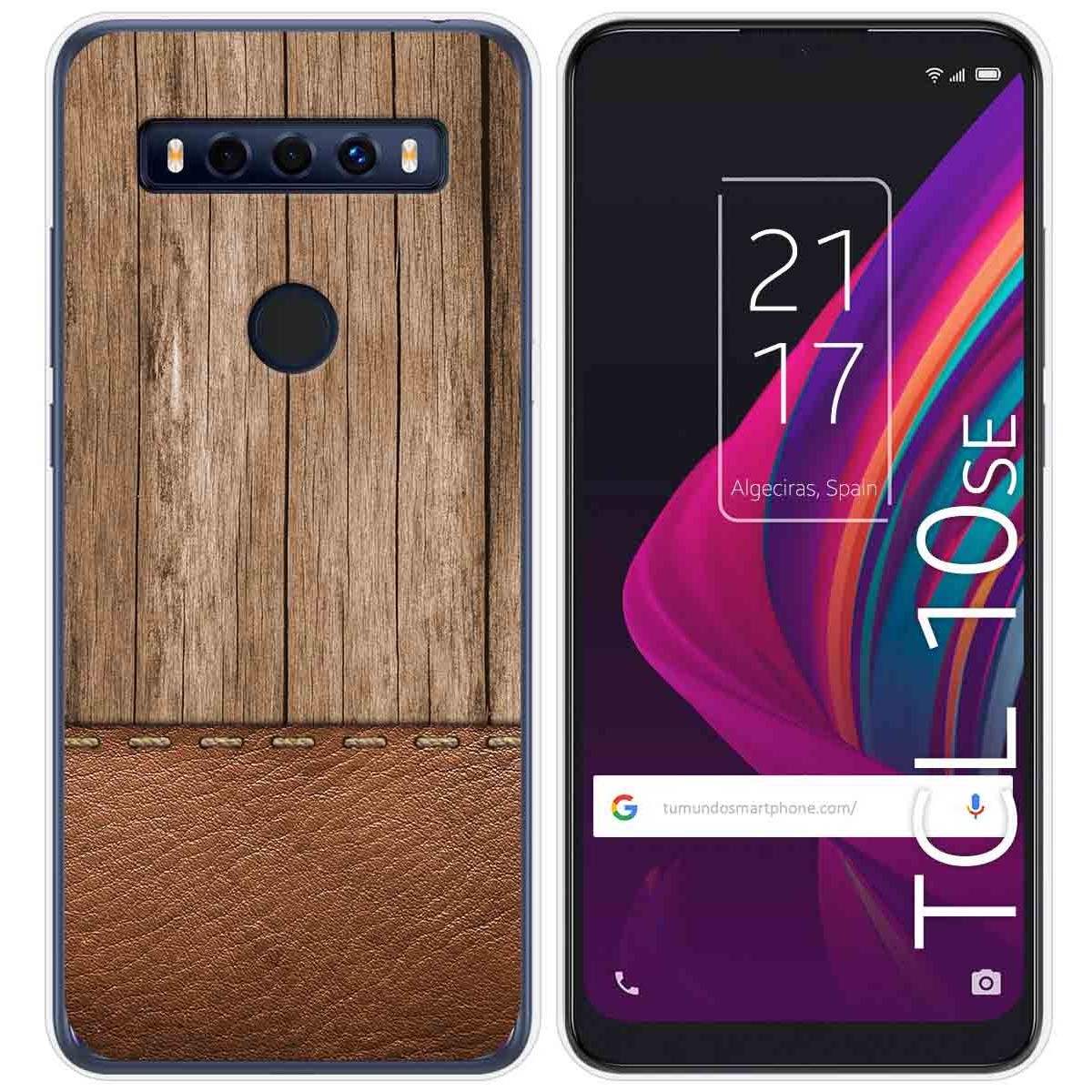 Funda Gel Tpu para TCL 10 SE diseño Madera 09 Dibujos