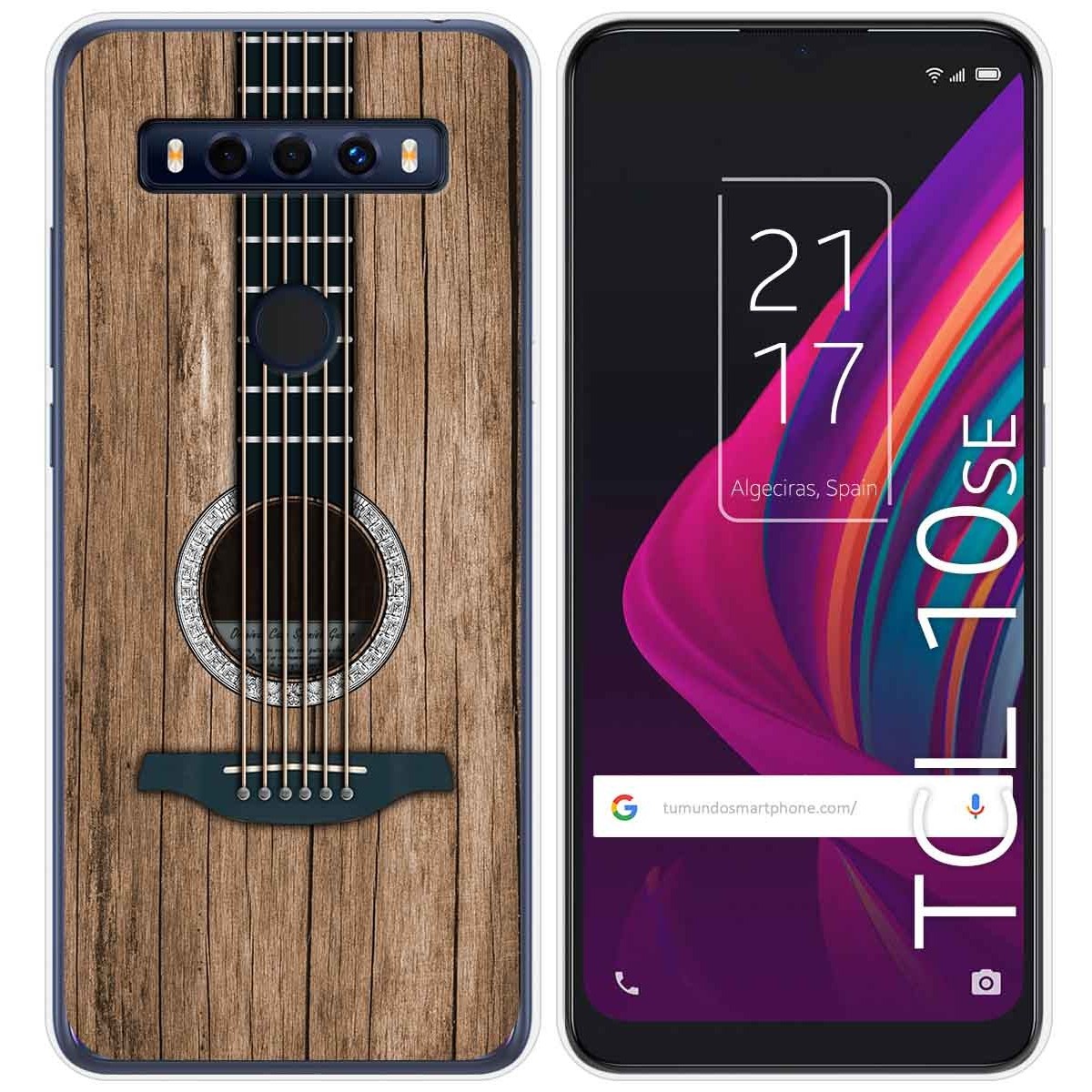Funda Gel Tpu para TCL 10 SE diseño Madera 11 Dibujos