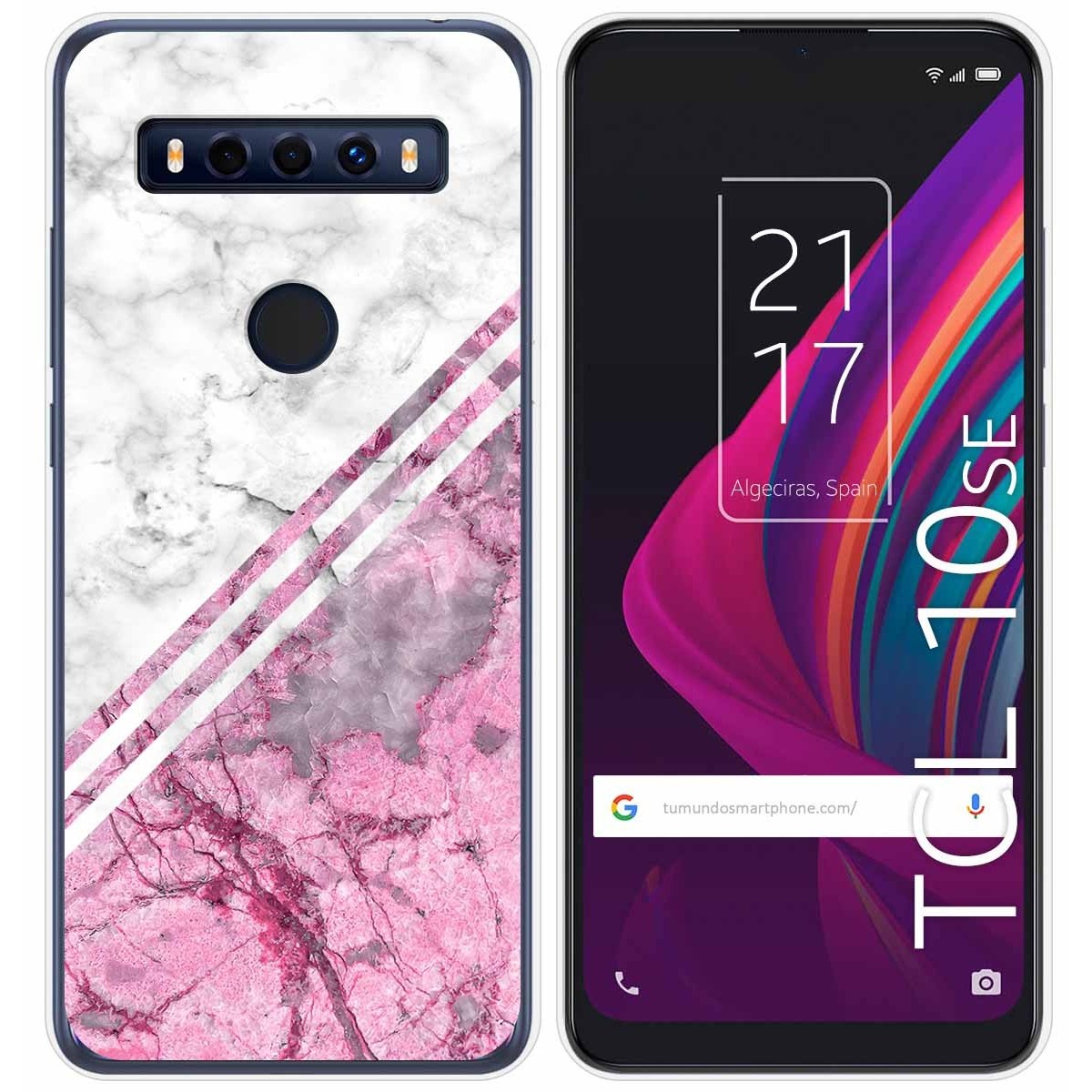 Funda Gel Tpu para TCL 10 SE diseño Mármol 03 Dibujos