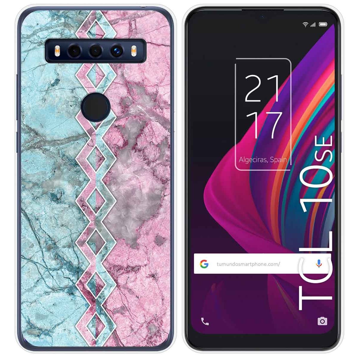 Funda Gel Tpu para TCL 10 SE diseño Mármol 08 Dibujos