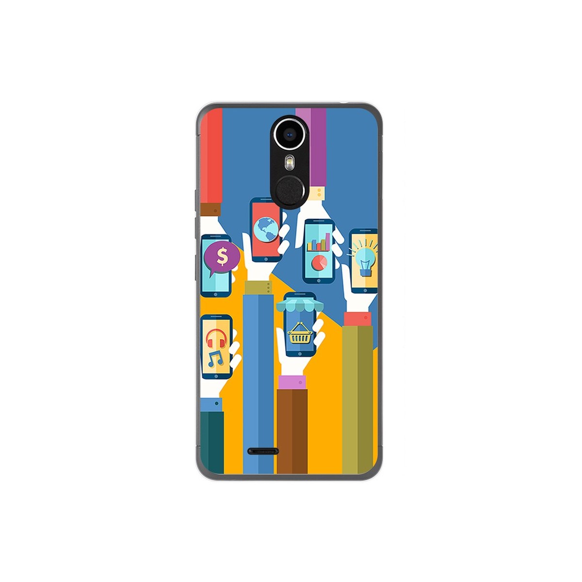 Funda Gel Tpu para Ulefone Metal Diseño Apps Dibujos
