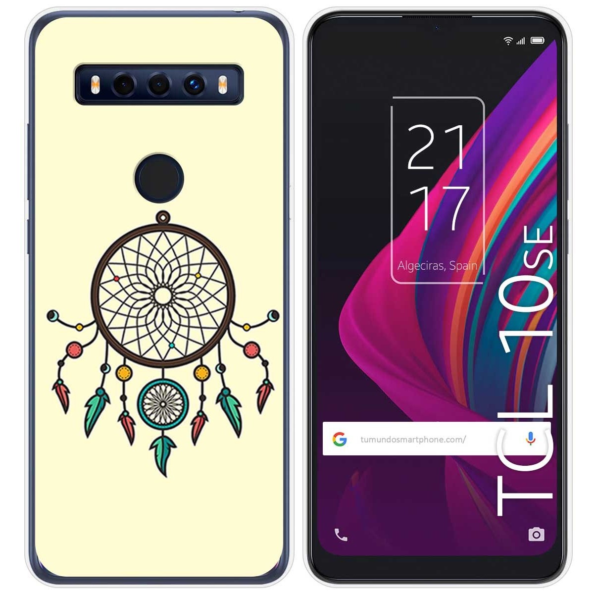 Funda Gel Tpu para TCL 10 SE diseño Atrapasueños Dibujos