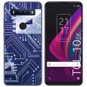 Funda Gel Tpu para TCL 10 SE diseño Circuito Dibujos
