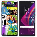 Funda Gel Tpu para TCL 10 SE diseño Comic Dibujos