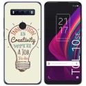 Funda Gel Tpu para TCL 10 SE diseño Creativity Dibujos