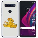 Funda Gel Tpu para TCL 10 SE diseño Leones Dibujos