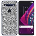Funda Gel Tpu para TCL 10 SE diseño Letras Dibujos