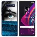 Funda Gel Tpu para TCL 10 SE diseño Ojo Dibujos