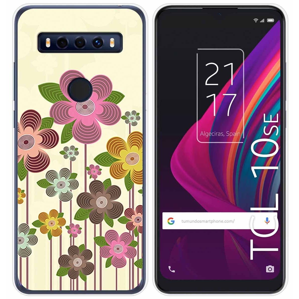 Funda Gel Tpu para TCL 10 SE diseño Primavera En Flor Dibujos