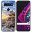 Funda Gel Tpu para TCL 10 SE diseño Sunset Dibujos