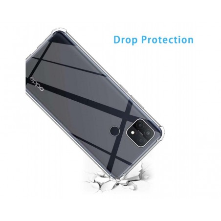 Funda Gel Tpu Anti-Shock Transparente para Oppo A15