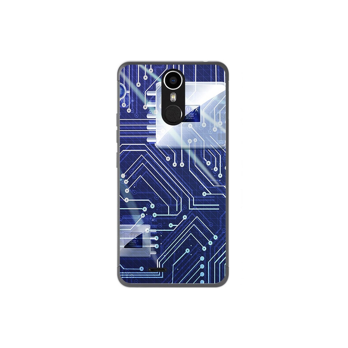 Funda Gel Tpu para Ulefone Metal Diseño Circuito Dibujos