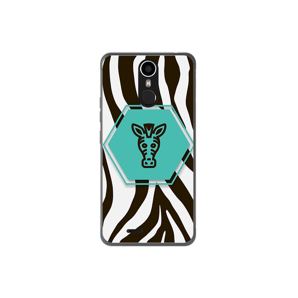 Funda Gel Tpu para Ulefone Metal Diseño Cebra Dibujos