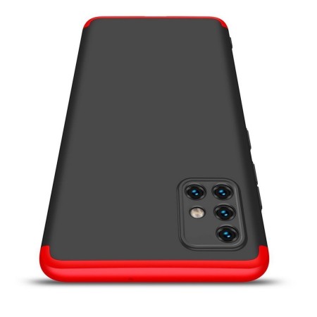 Funda Carcasa GKK 360 para Samsung Galaxy M31s color Negra / Roja