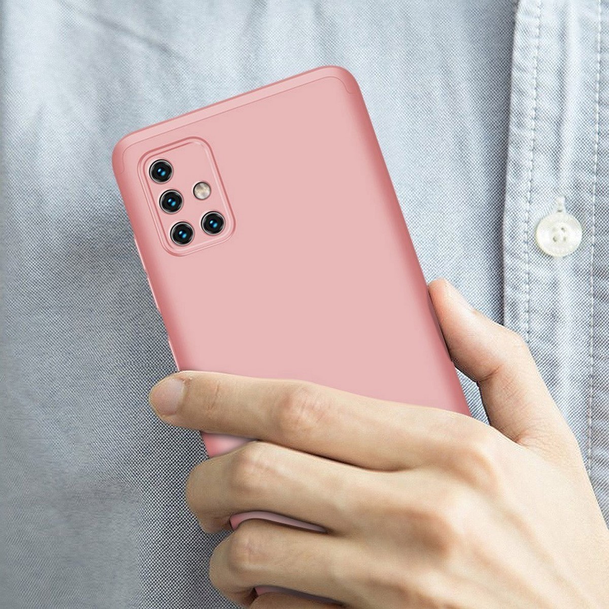 Funda Carcasa GKK 360 para Samsung Galaxy M31s color Rosa