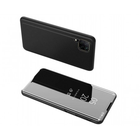 Funda Flip Cover Clear View para Samsung Galaxy A42 5G color Negra