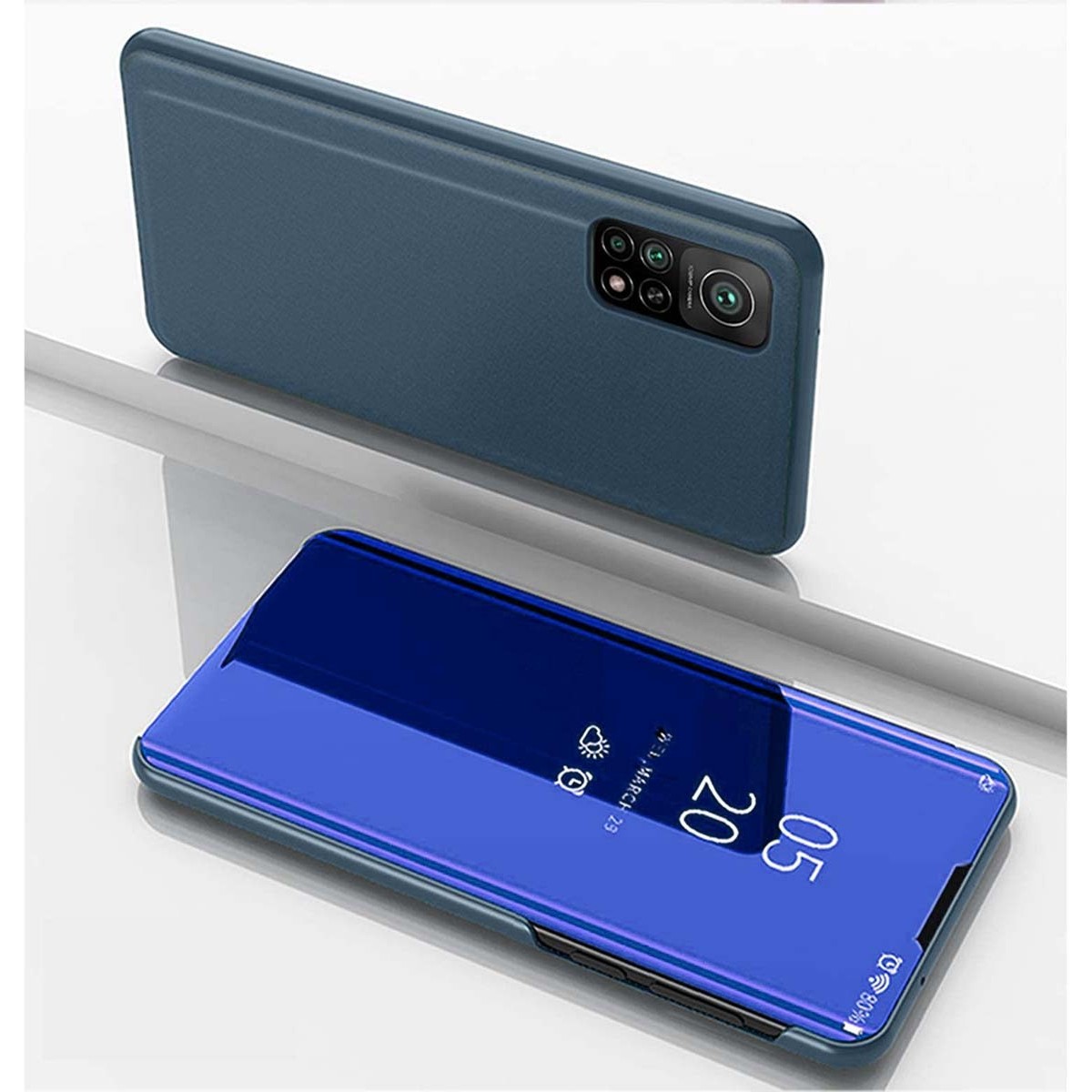 Funda Flip Cover Clear View para Xiaomi Mi 10T / MI 10T Pro color Azul