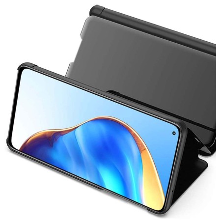 Funda Flip Cover Clear View para Xiaomi Mi 10T / MI 10T Pro color Negra